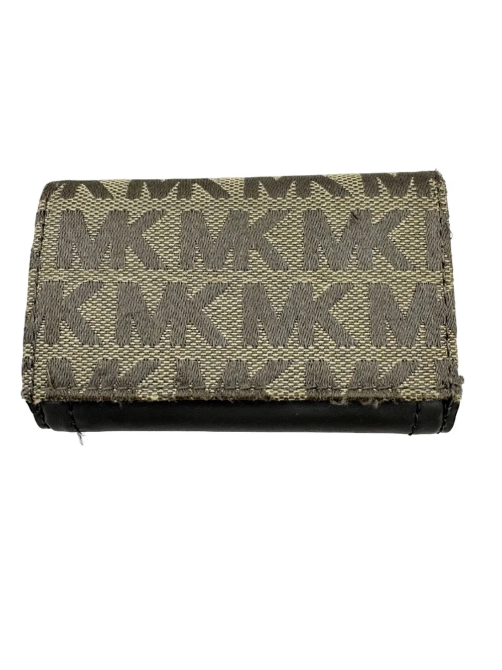 Michael Kors Key Case Holder MK 6 Hooks Organizer Wallet Travel Gift Gray Used